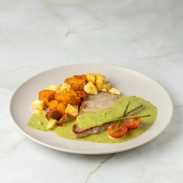 Atún en salsa verde con mix de patata - Imagen 1