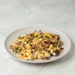 Revuelto de setas con jamón